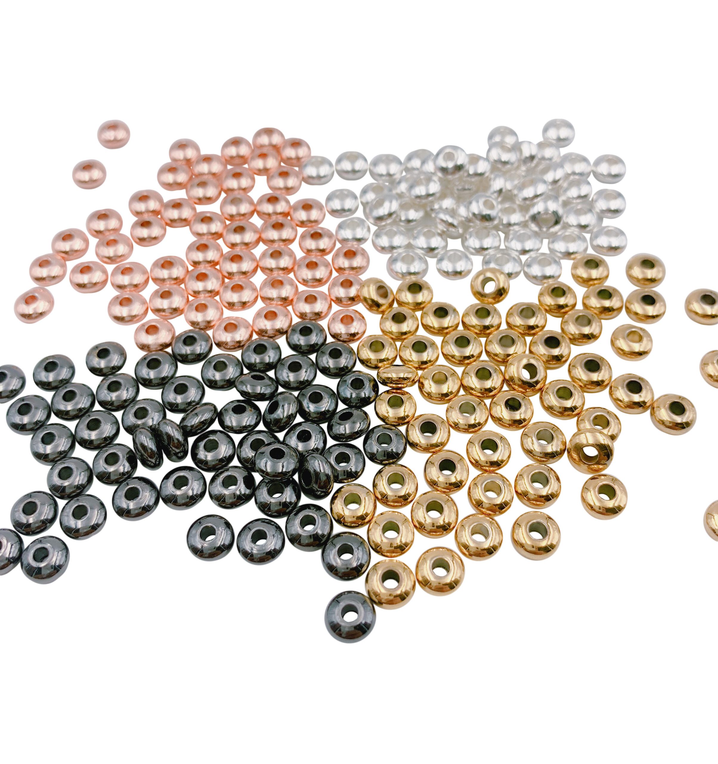 Rondelle Spacer Beads SP071 BeadsCreation4u