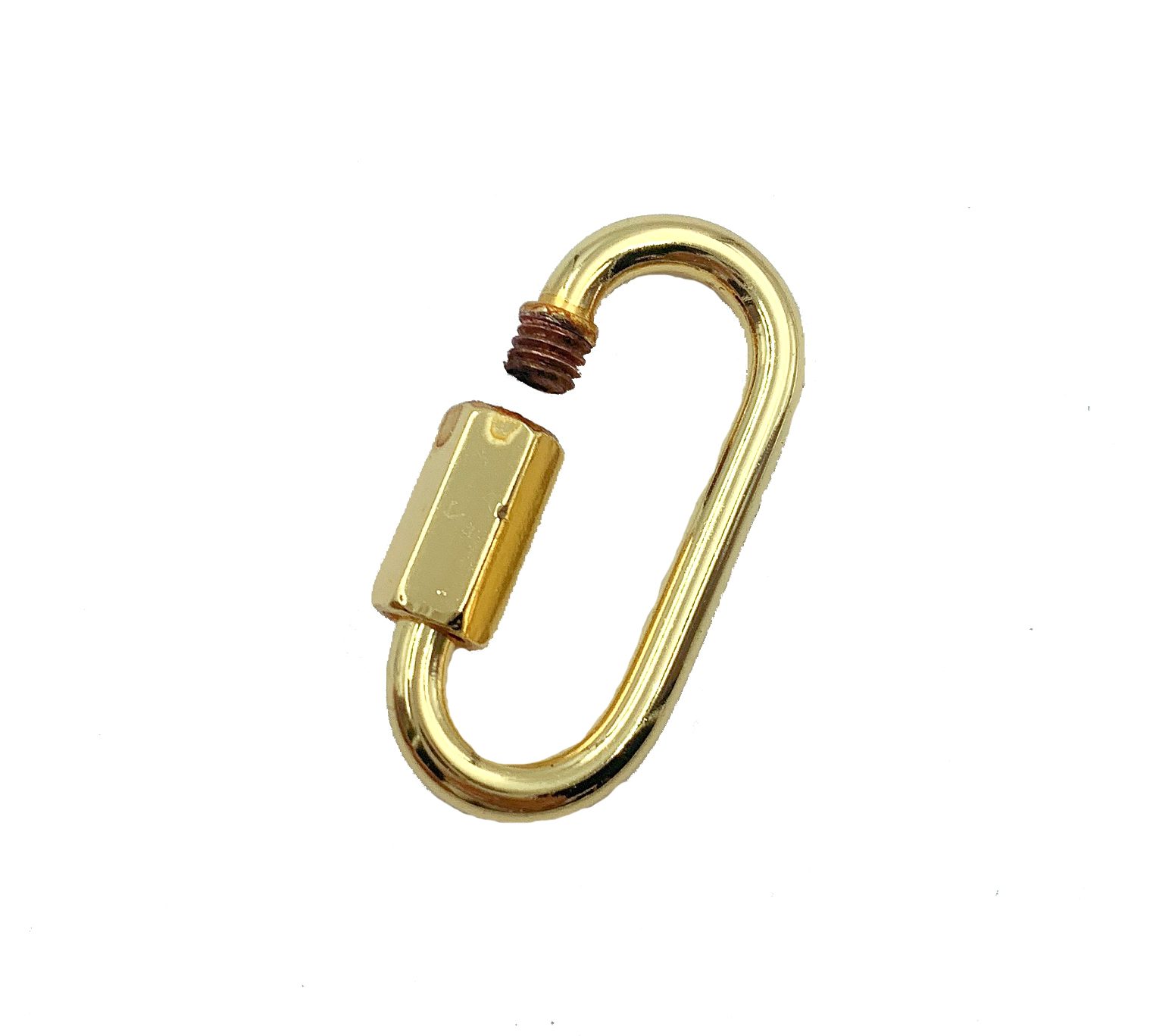 Oval Screw Clasp, Oval Clasp, Carabiner Screw Clasp, Necklace Clasp ...