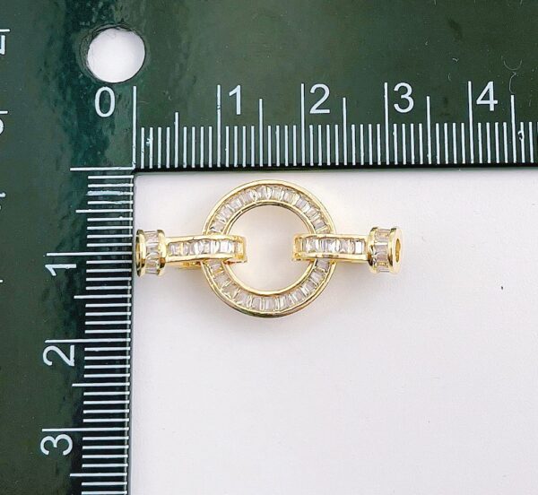 measuring donut buckle clasp