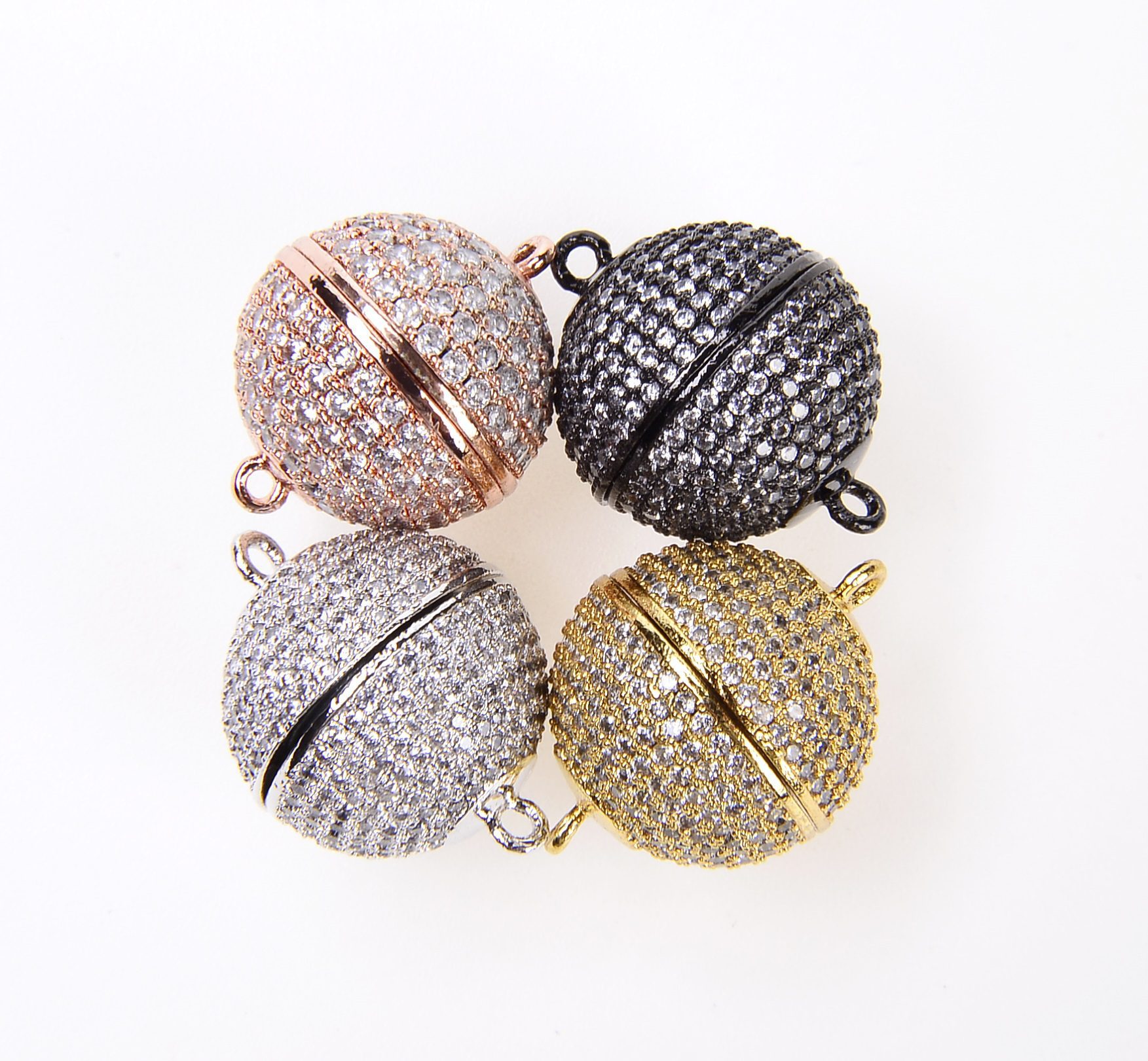 10mm Magnetic Clasps, Gold Magnetic Clasp, Magnetic Ball Clasps ...