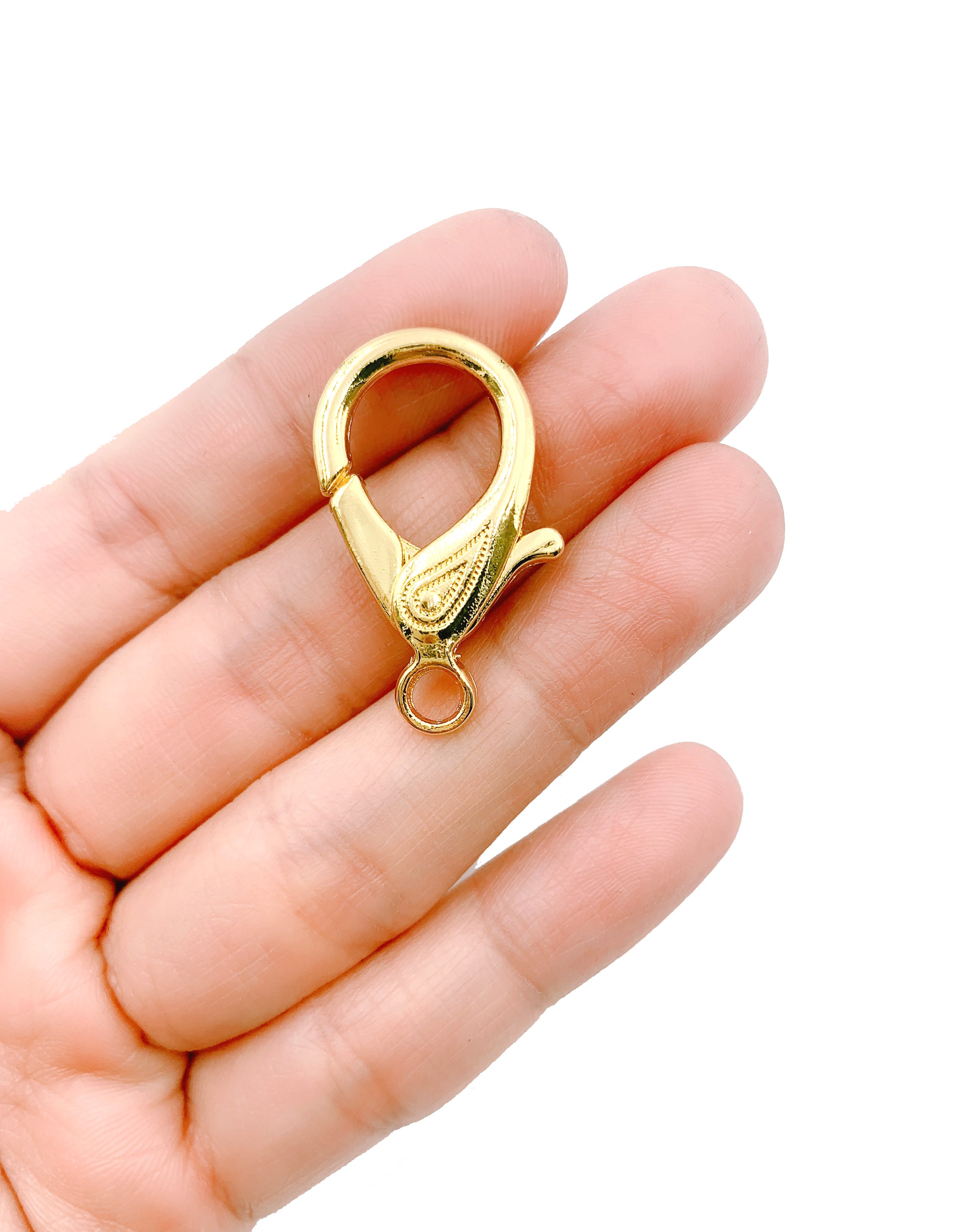 32mm Large 18K Gold Filled Lobster Clasp Lobster Clasp Lobster Claw