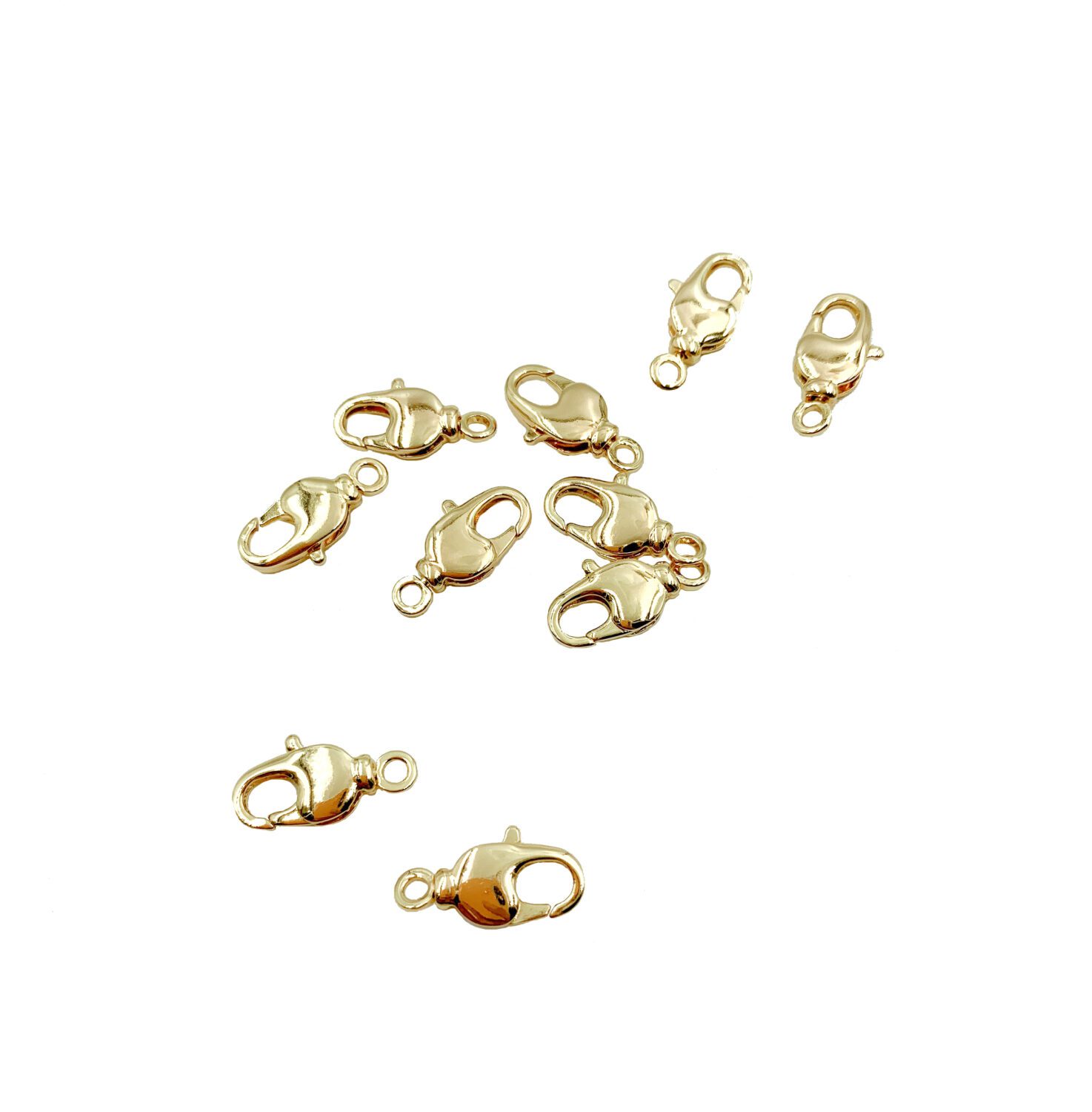 10×18 mm 22K Gold Swivel Lobster Clasp, Thick 22K Gold Filled Lobster ...