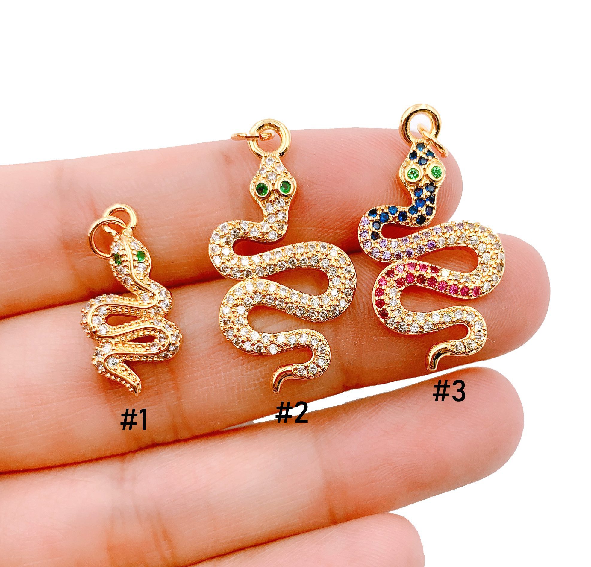 18k-gold-cz-micro-pave-diamond-snake-pendant-serpent-charm-layer