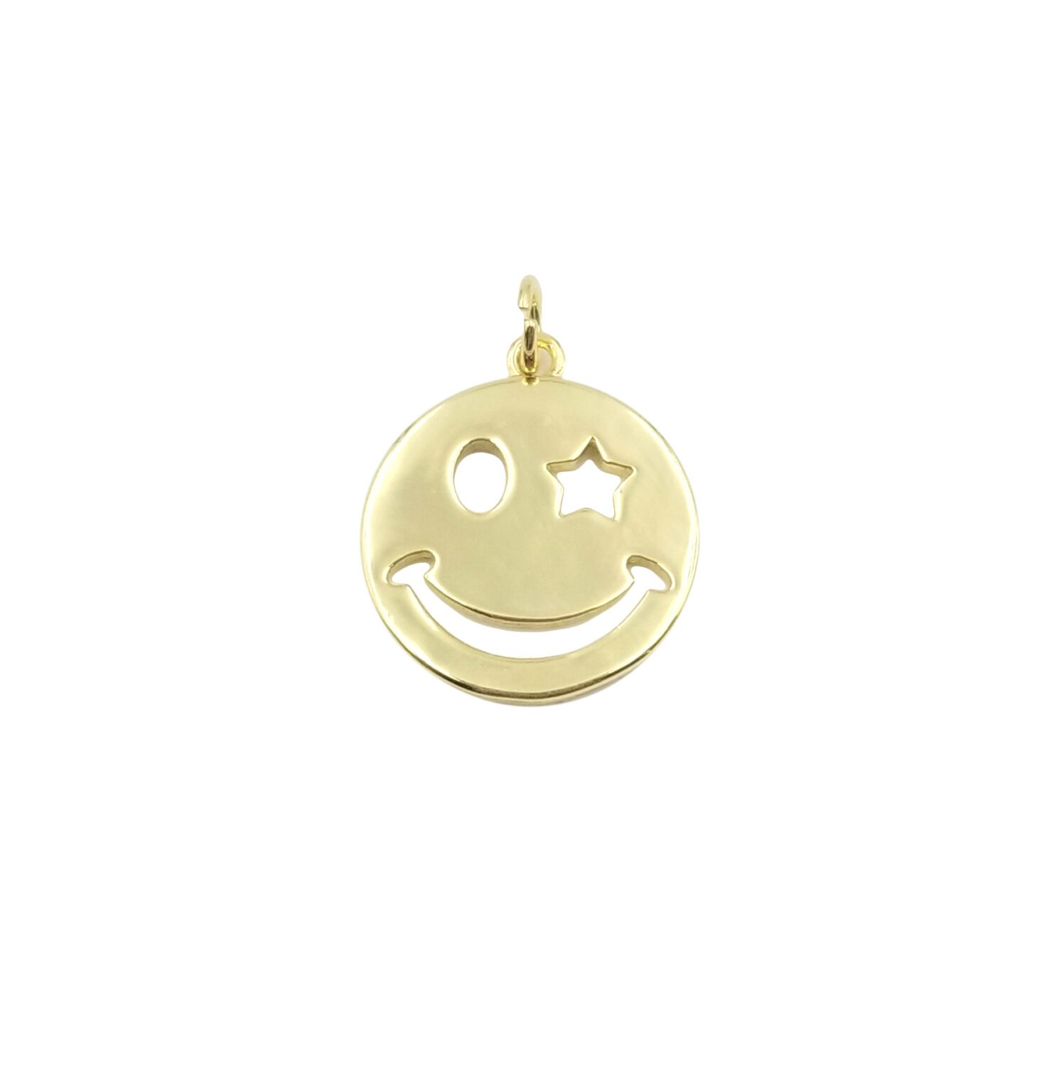 Pastel Smiley Face Beads, Emoji Charm, Happy Face Charm, Pendant