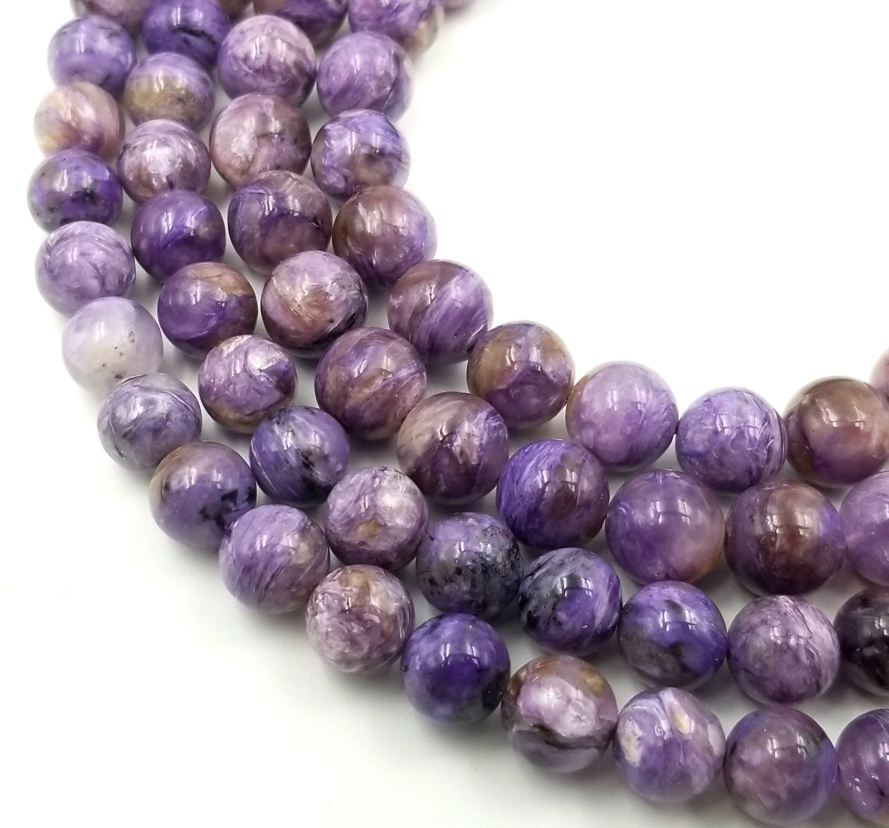 Natural Purple Charoite Freeform Chip Nugget Shape Gemstone Beads 15" Strand 