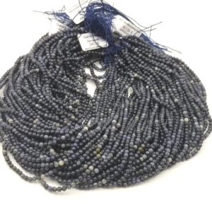 Natural Dumortierite Faceted Beads
