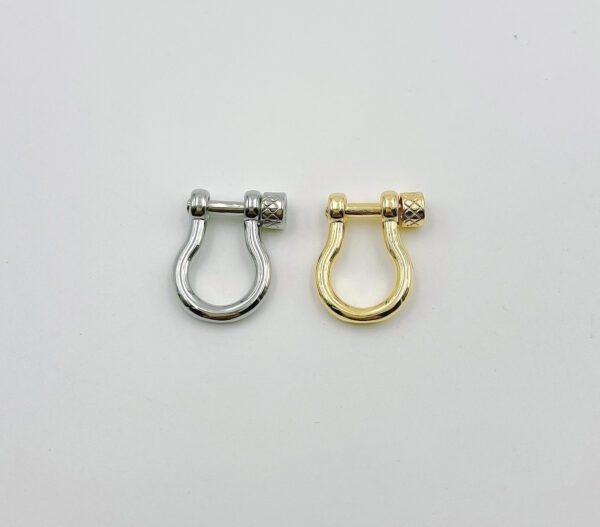 Gold And Silver Shackle Clasp