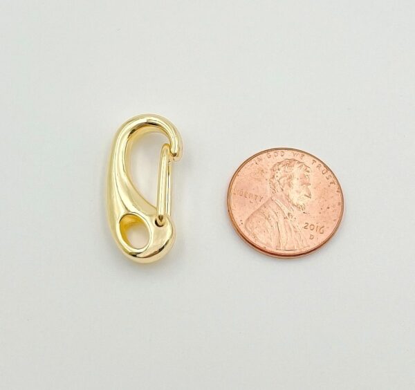 Gold Lobster Claw Snap Clasps and Coin