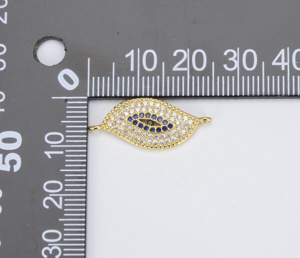Measuring Cubic Zirconia Bracelet Charm Bead Finding Connector