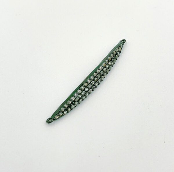 Black Bar Connector Beads