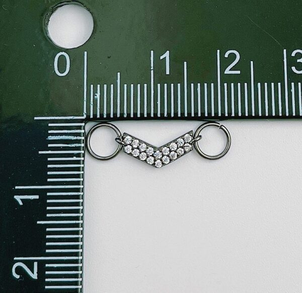Measuring Heart Charm Connector