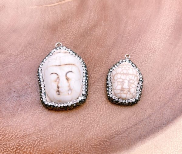 Carved Buddha Head Pendant