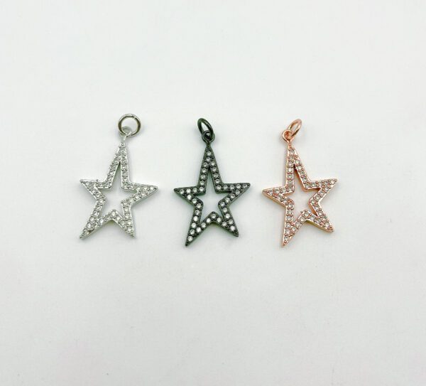 Variety Color of Star Charm Pendant