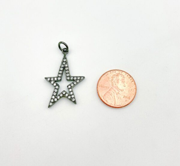 Black Star Charm Pendant