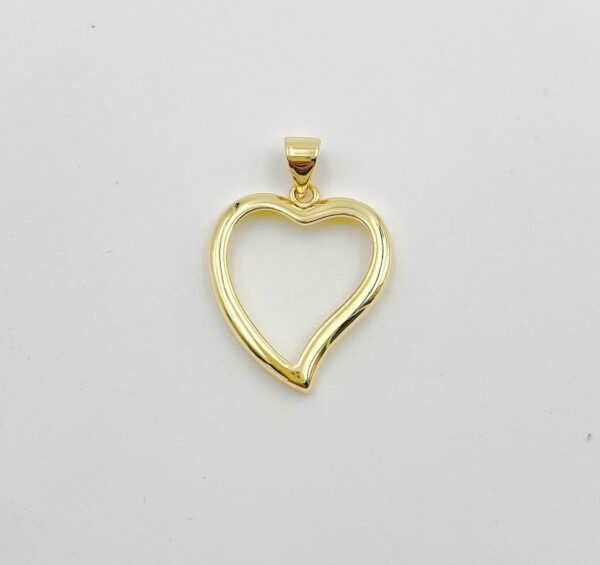 Heart Gold Charm Pendant