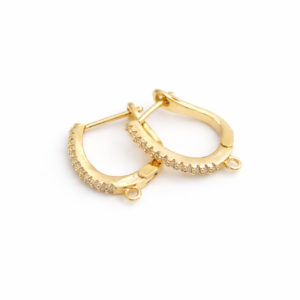 Dainty 18K Gold Filled Lever Back Ear Wires, Minimalist Earrings, Earring Wires, Lever Back Ear Wires-1 Pair, 18mm, ER023