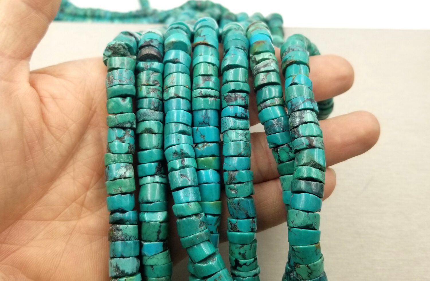 Natural Arizona Turquoise and Howlite Bracelet – LaSirene Designs
