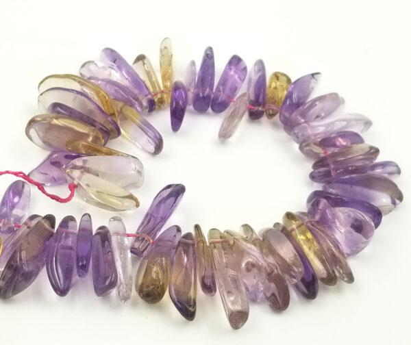 Natural Ametrine Nugget Chunk Beads