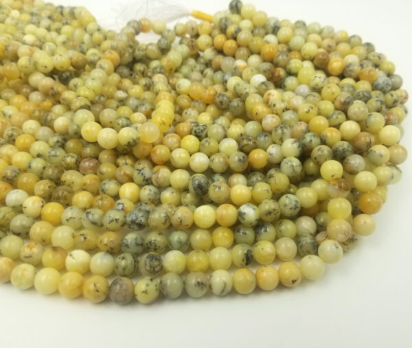 Opal Yellow Beads