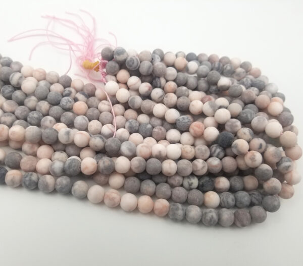 Matte Pink Jasper Beads