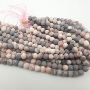 Matte Pink Jasper Beads
