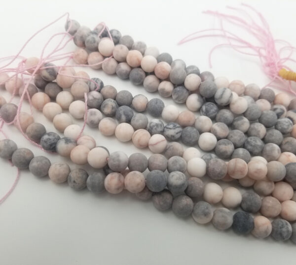 Matte Pink Jasper Beads