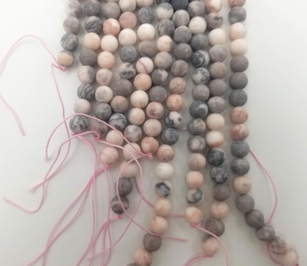 Matte Pink Jasper Beads