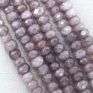 Natural Coffee Chocolate Moonstone Faceted Beads