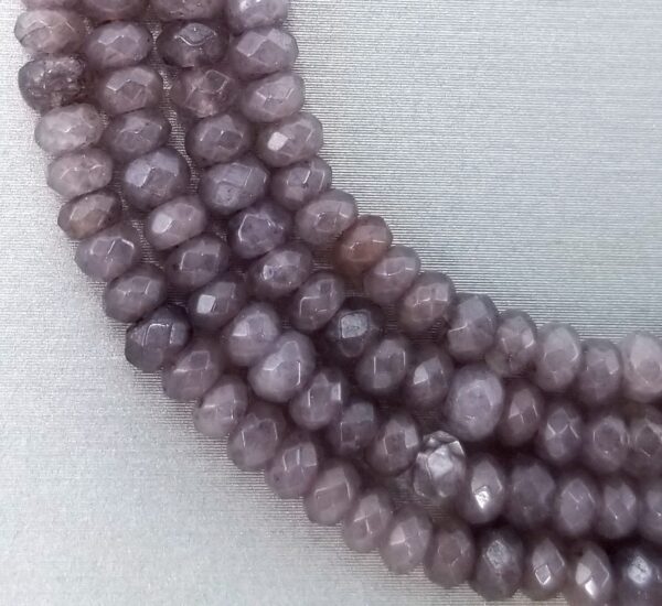 Natural Coffee Chocolate Moonstone Faceted Beads