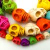 Dyed Howlite Skull Beads-Set of 5 – My Desert Heart