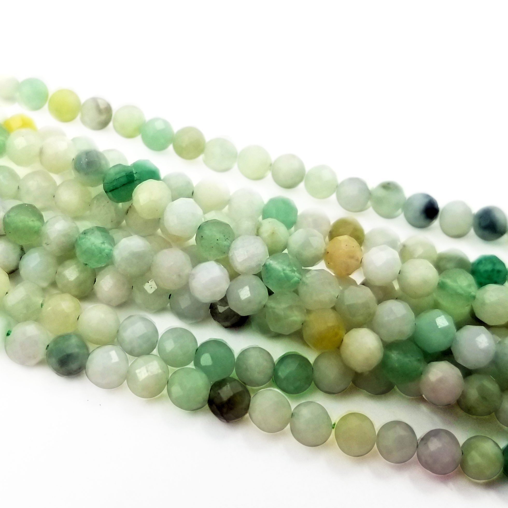 Natural Jade 4mm Round Gemstones High-Quality Grade AAA Beads 15.5 ...