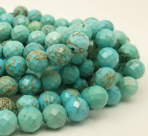 Faceted Turquoise Gemstone Beads