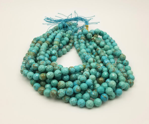 Faceted Turquoise Gemstone Beads