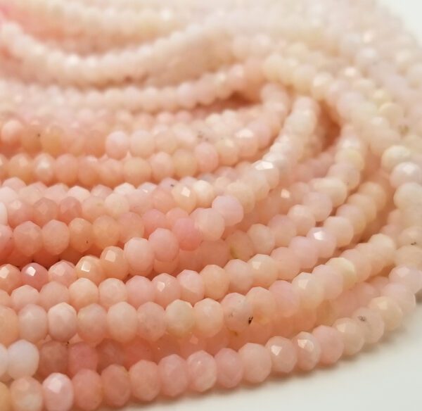 Pink Opal Semi Precious Stone Gemstone Beads