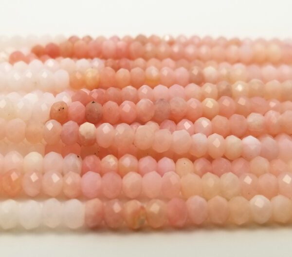 Pink Opal Semi Precious Stone Gemstone Beads