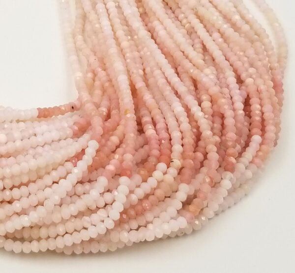 Pink Opal Semi Precious Stone Gemstone Beads