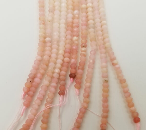 Pink Opal Semi Precious Stone Gemstone Beads