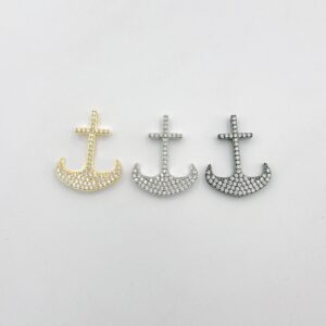 Different Colors of Micro Pave Anchor Nautical Charm