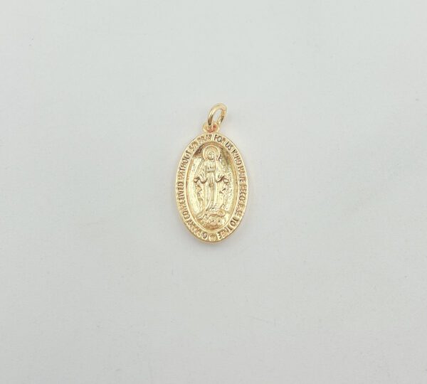 Gold Our Lady of Guadalupe Pendant