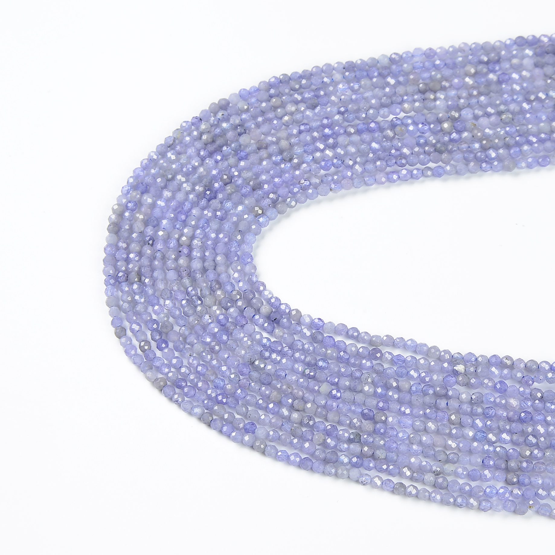Natural Tanzanite Semi Precious Gemstone Faceted Loose Beads 13inch Strand Tanzanite Gemstone 2mm-3mm Rondelle Micro Faceted Beads AAA