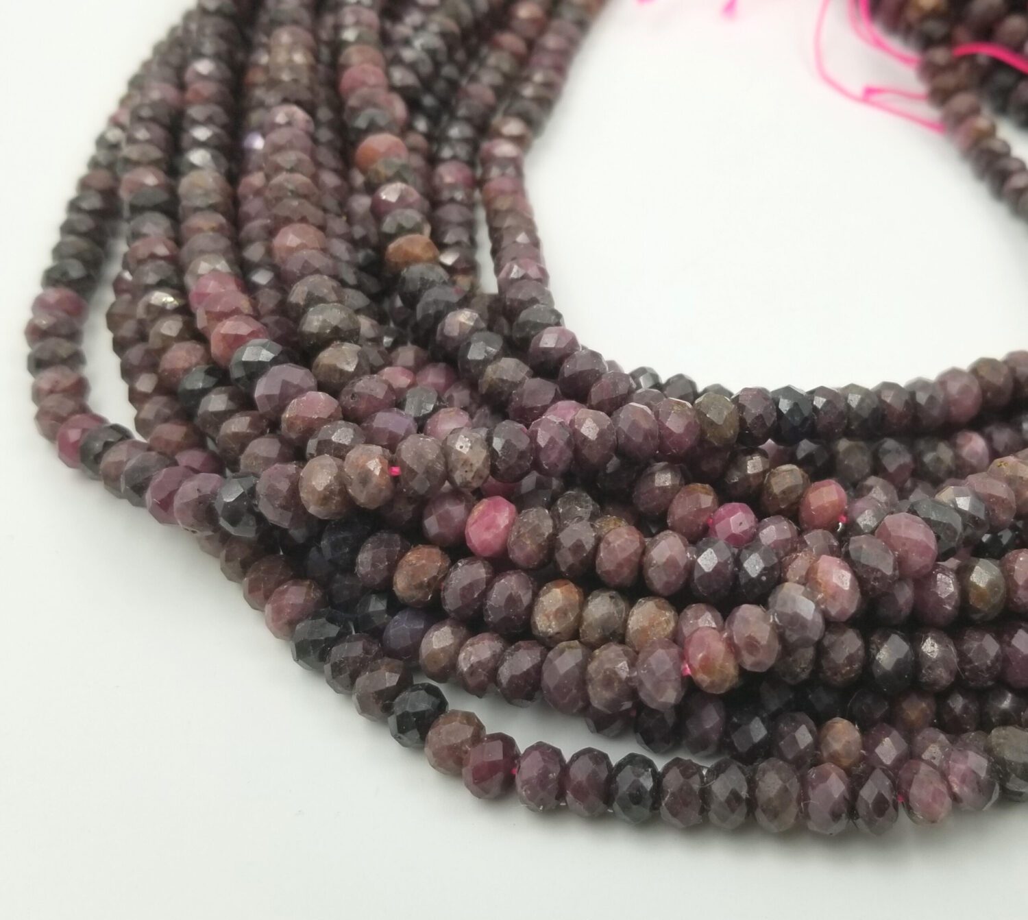 Genuine Natural Reddish Ruby Loose Beads Grade AAA Faceted Round