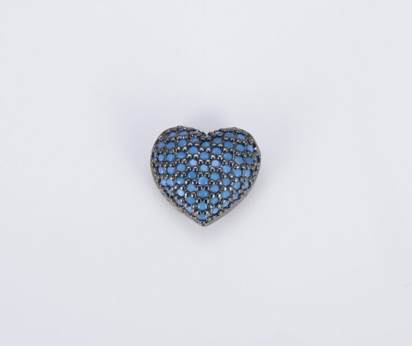 heart spacer beads