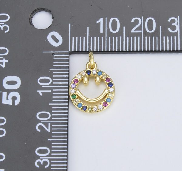 Gold Filled Happy Face Charm