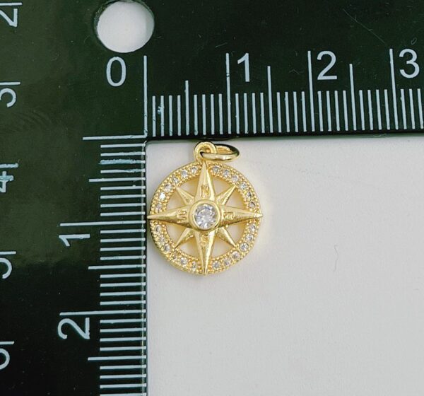 Measuring Cubic Zirconia Star Charm