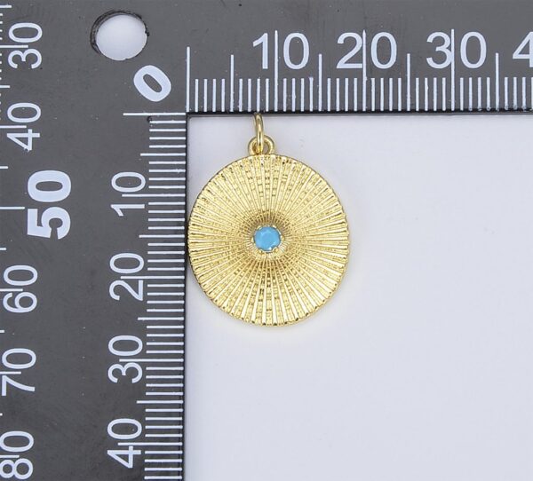 Measuring Dainty Oval Medallion Charm