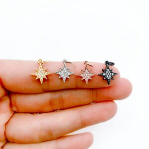 Mini Shooting Star Cubic Zirconia Bracelet Necklace Pendant