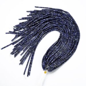 Natural Blue Sodalite Heishi Shape Beads