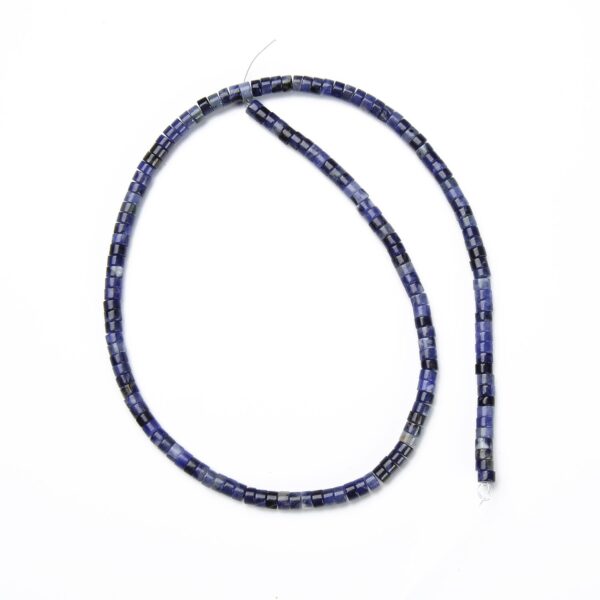 Natural Blue Sodalite Heishi Shape Beads