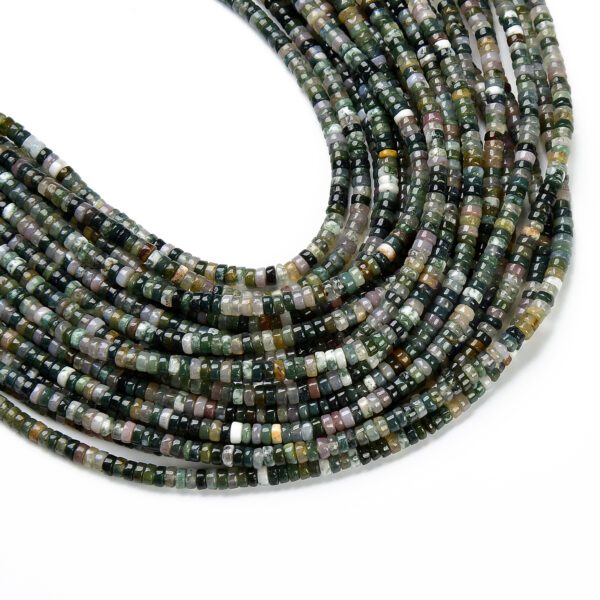 Natural India Agate Heishi Genuine Gemstone Loose Beads