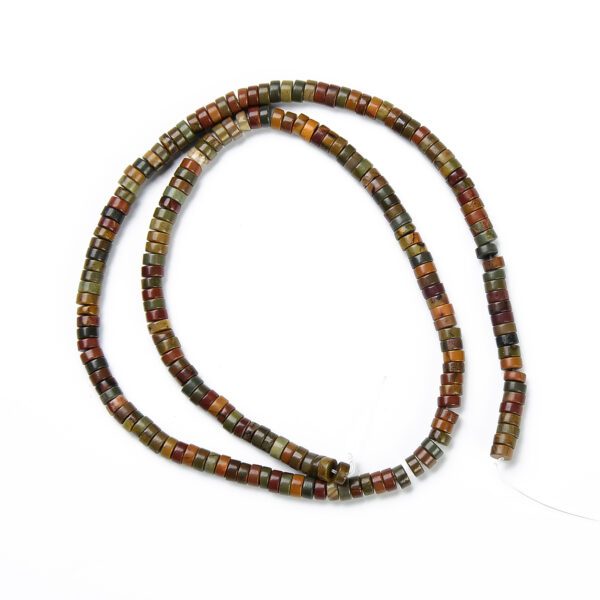 Rainbow Picasso Jasper Heishi Discs Beads